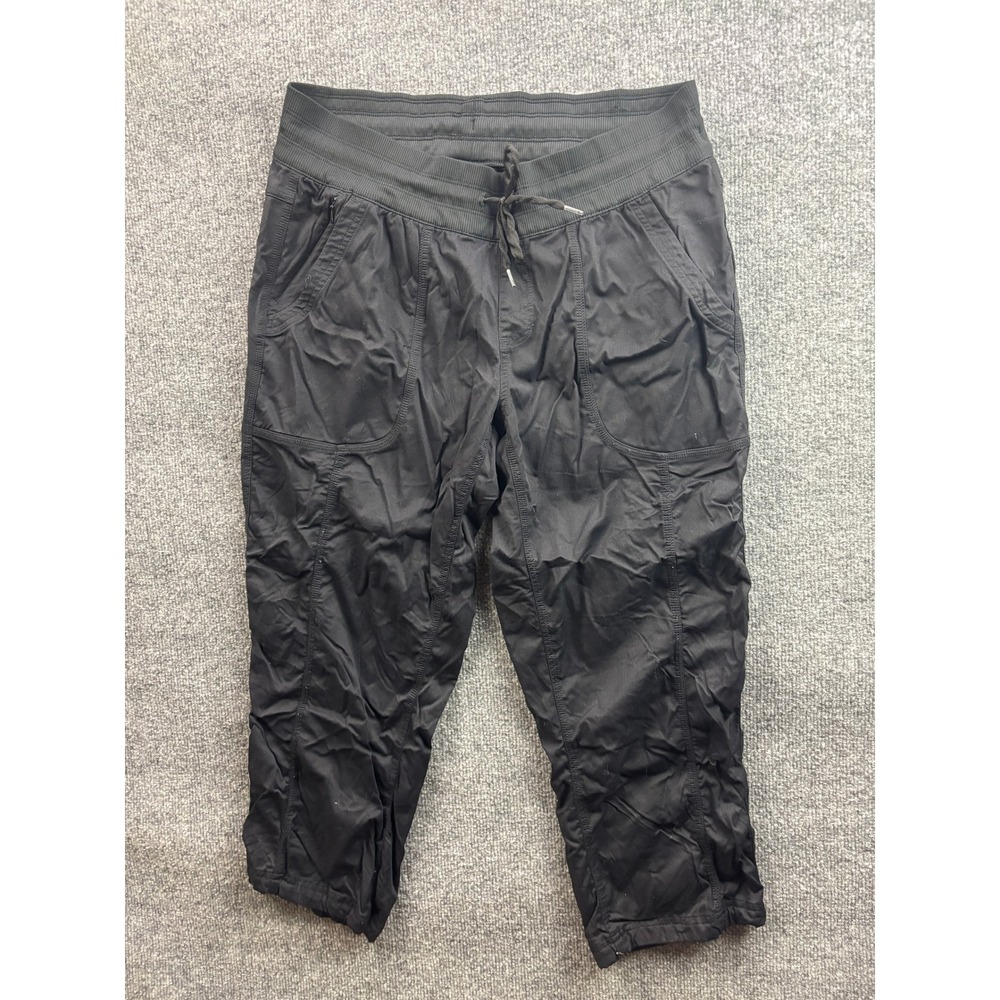 The North Face Aphrodite 2.0 Capri Pants Womens Large Black Hiking Stretch